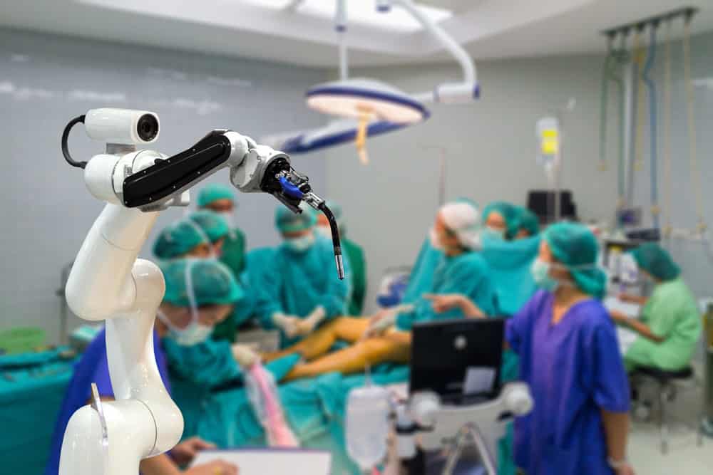 Medical robot arm of the future, human replacement.