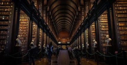 The Long Room in the Trinity College Library