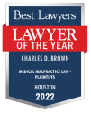 Charles Brown, Best Lawyers "Lawyer of the year" 28th Edition