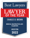 Charles Brown, Best Lawyers "Lawyer of the year" 28th Edition